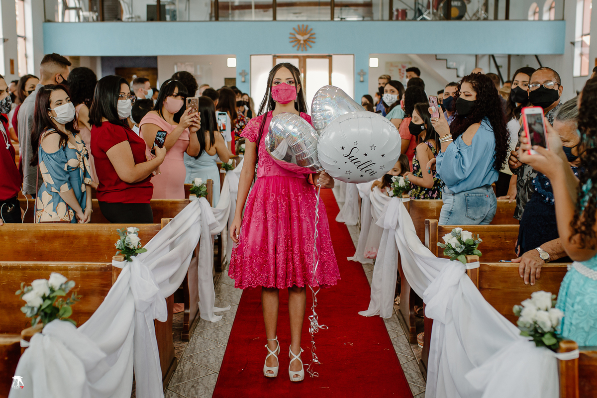 entrada de balões no casamento