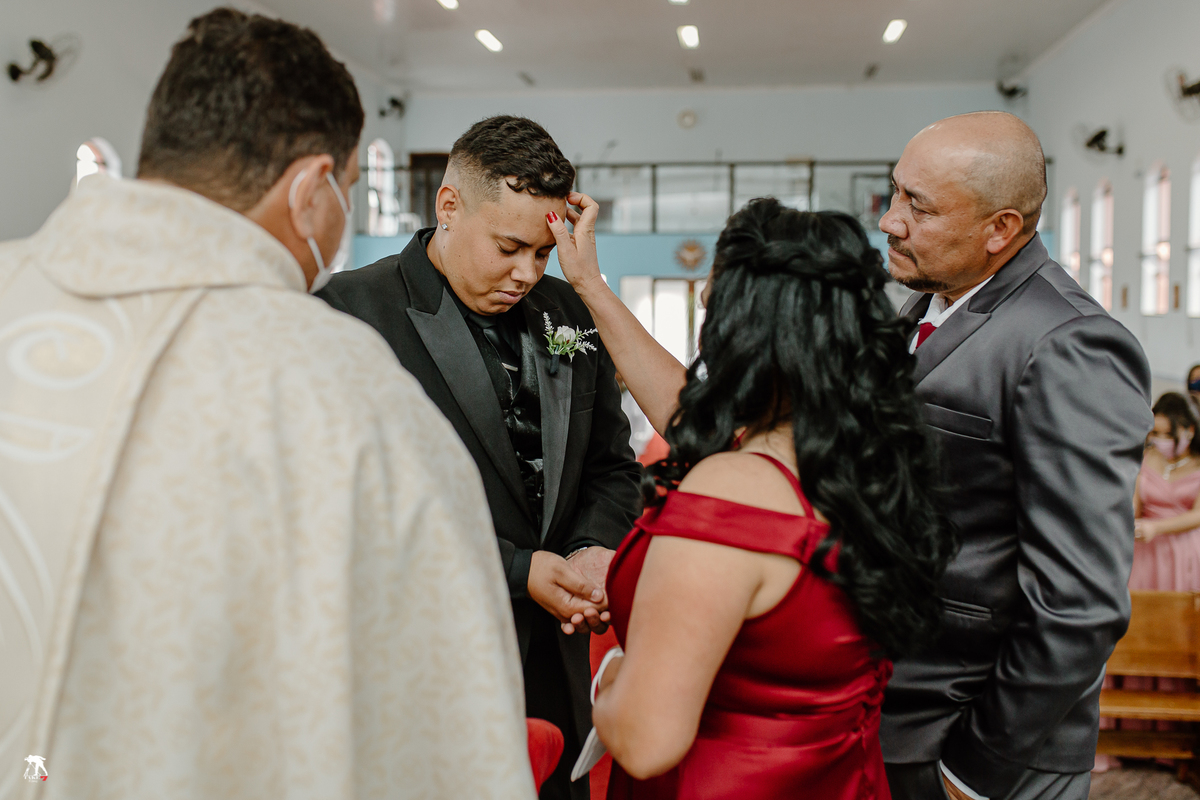 benção da mãe do noivo 