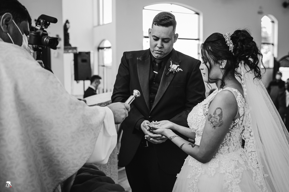 benção das alianças de casamento 