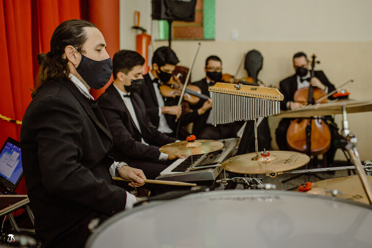 Orquestra musical no casamento 