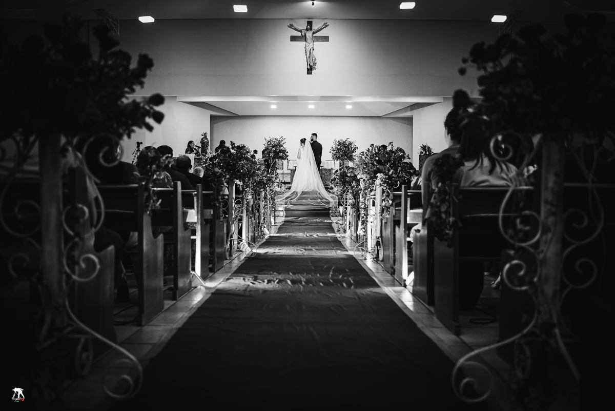 Corredor da cerimonia de casamento