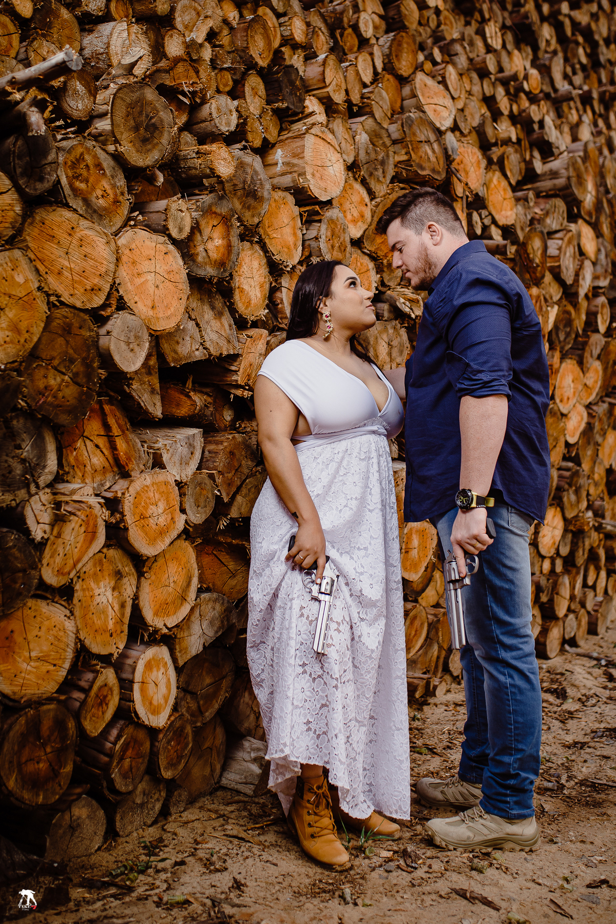 Ensaio pré-wedding clube de tiro