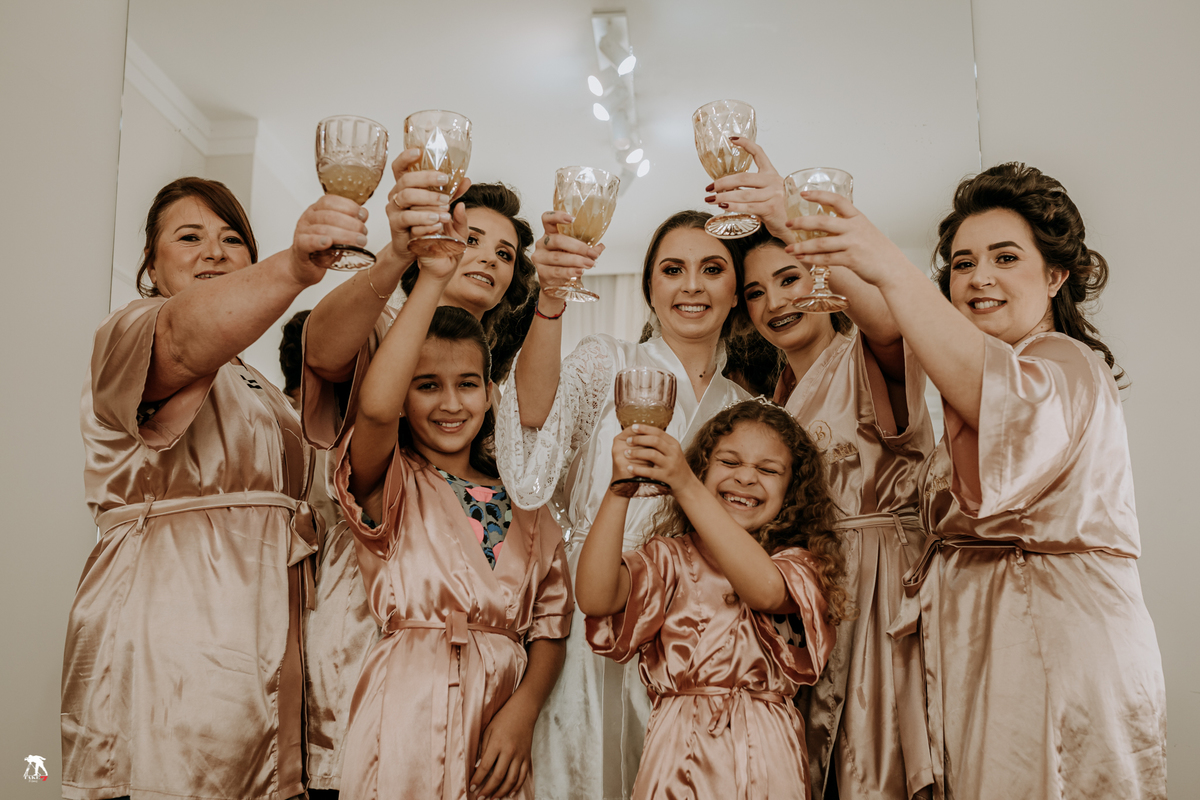 Noiva e madrinhas 