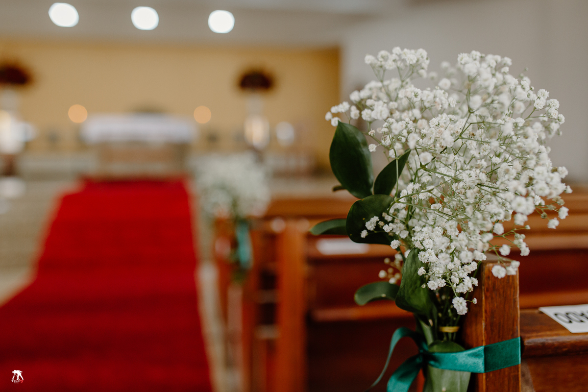 decoração da cerimonia