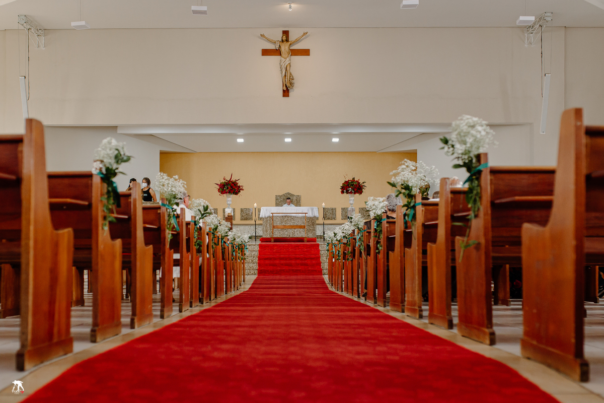 decoração da cerimonia