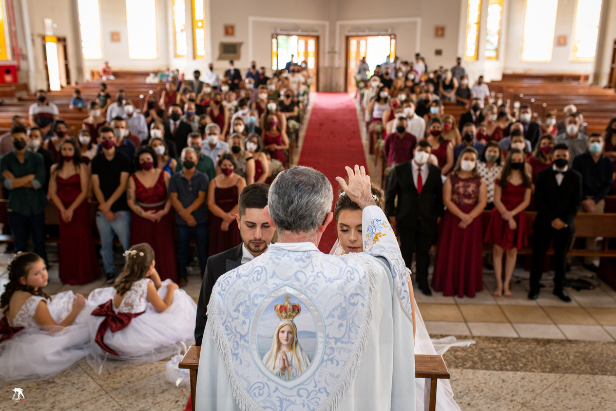 benção nupcial no casamento 