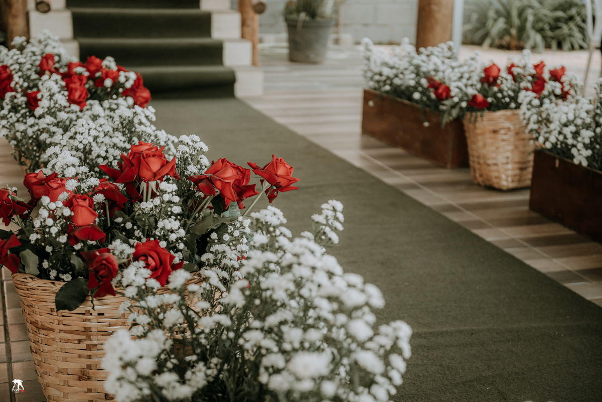 Decoração da cerimonia de casamento