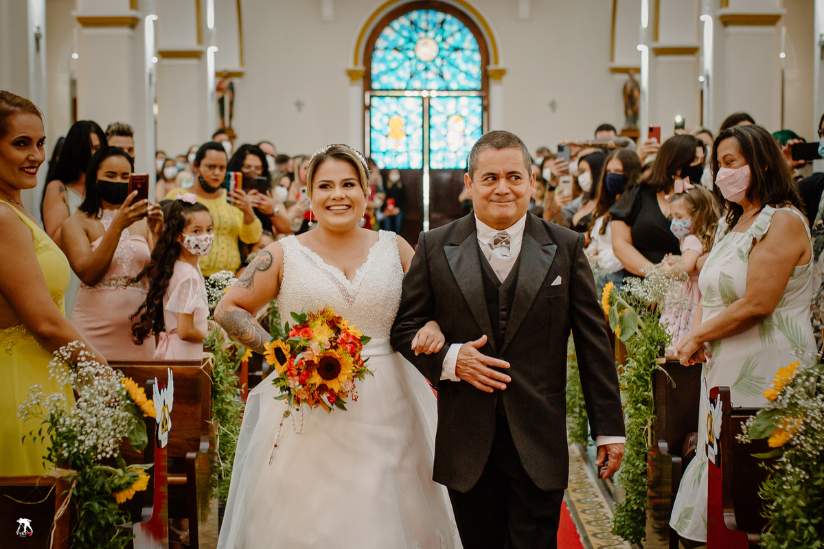 entrada da noiva com pai