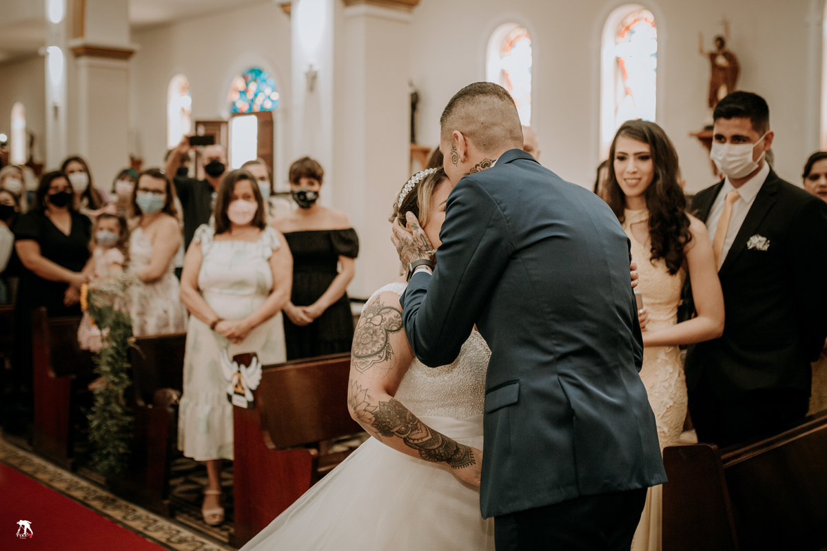 recepção do noivo com a noiva 