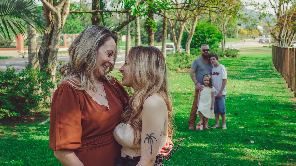 Momento mãe e filha