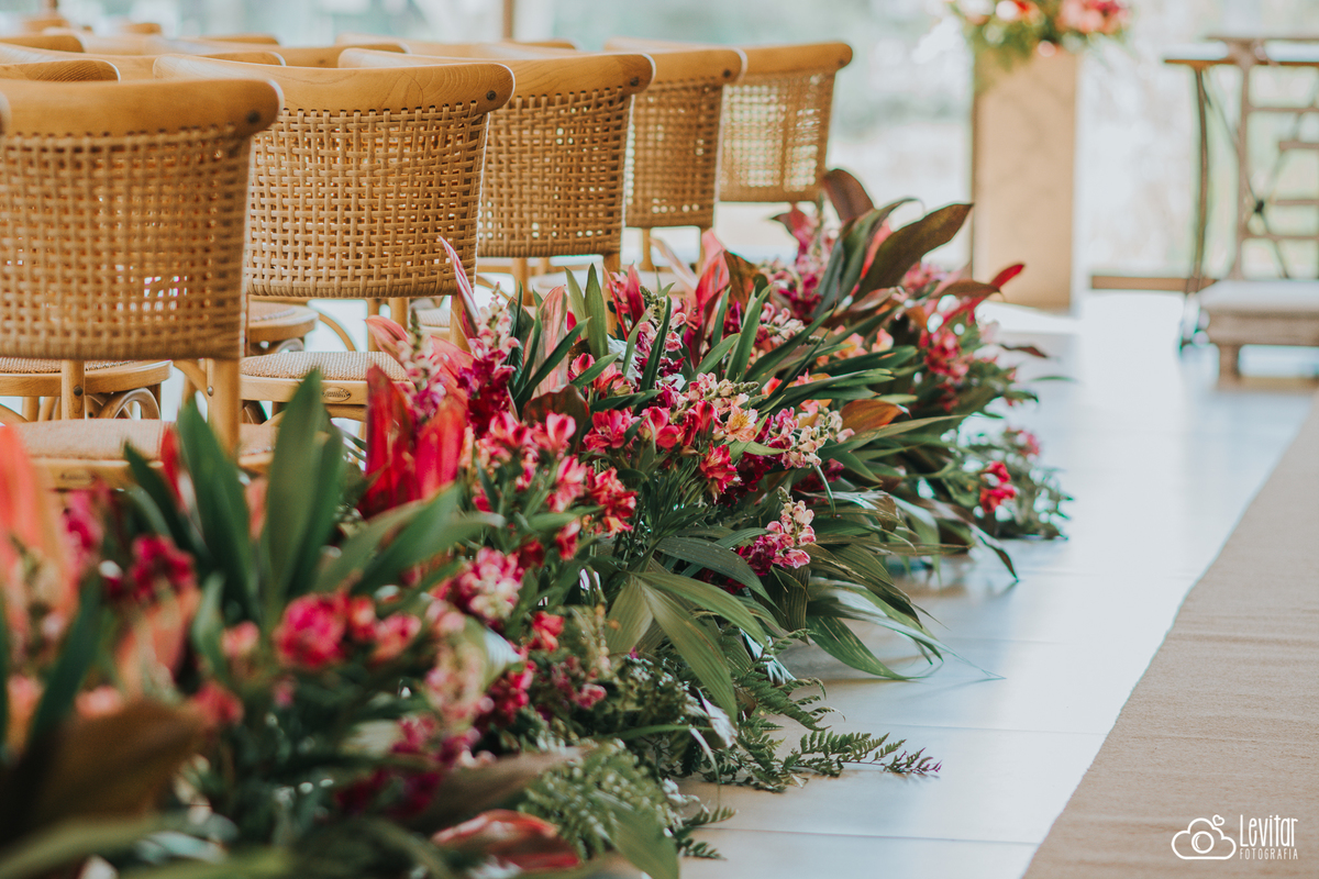 Flores em casamento Recanto do Bosque Guaratinguetá SP
