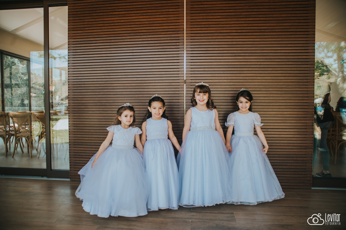 vestido daminha Casamento Recanto do Bosque Guaratinguetá SP