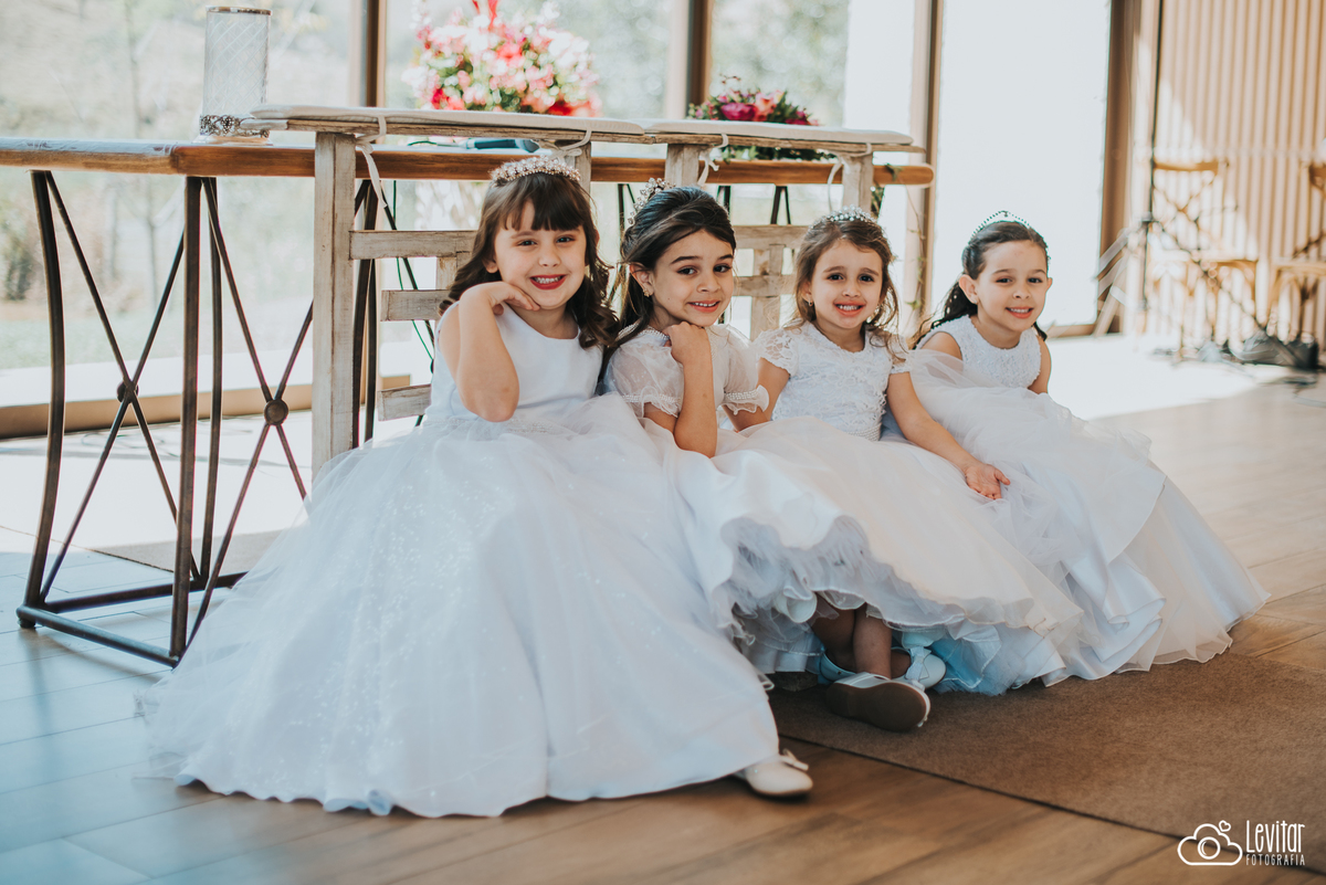 Daminhas Casamento Recanto do Bosque Guaratinguetá SP