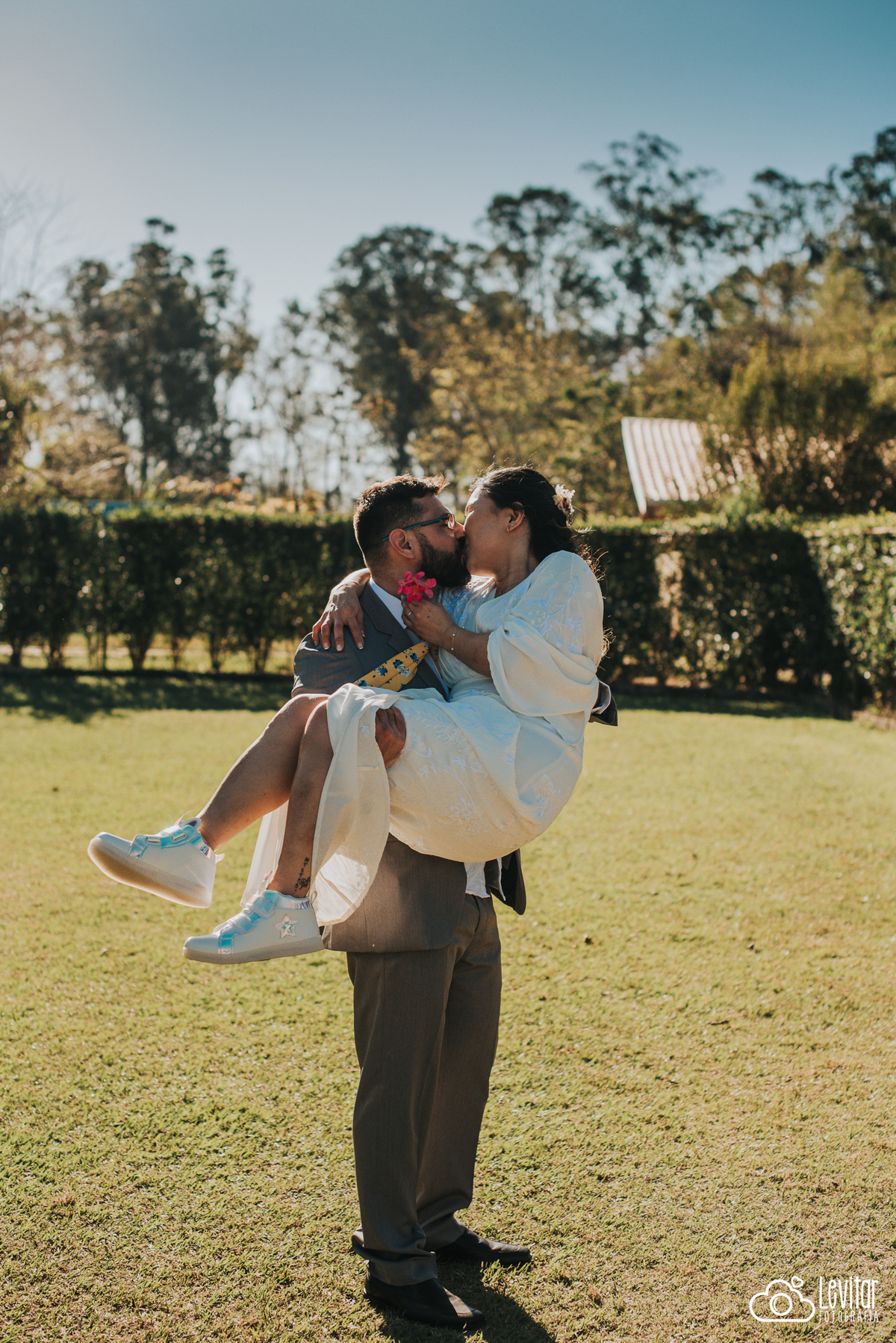 fotografia de casamento ao livre em são josé dos campos