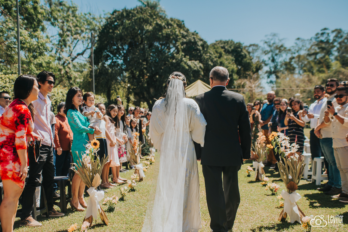fotografia de casamento ao livre em são josé dos campos