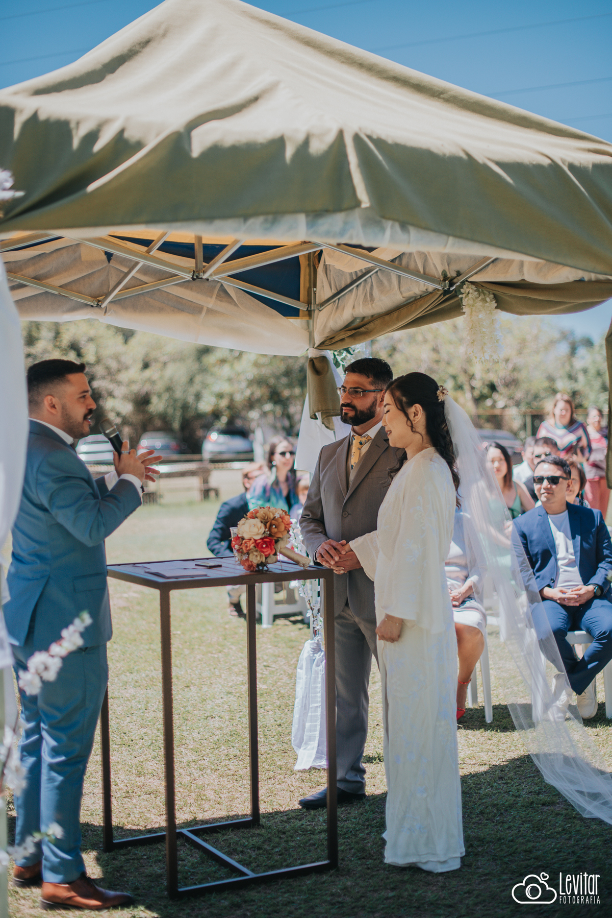 fotografia de casamento ao livre em são josé dos campos