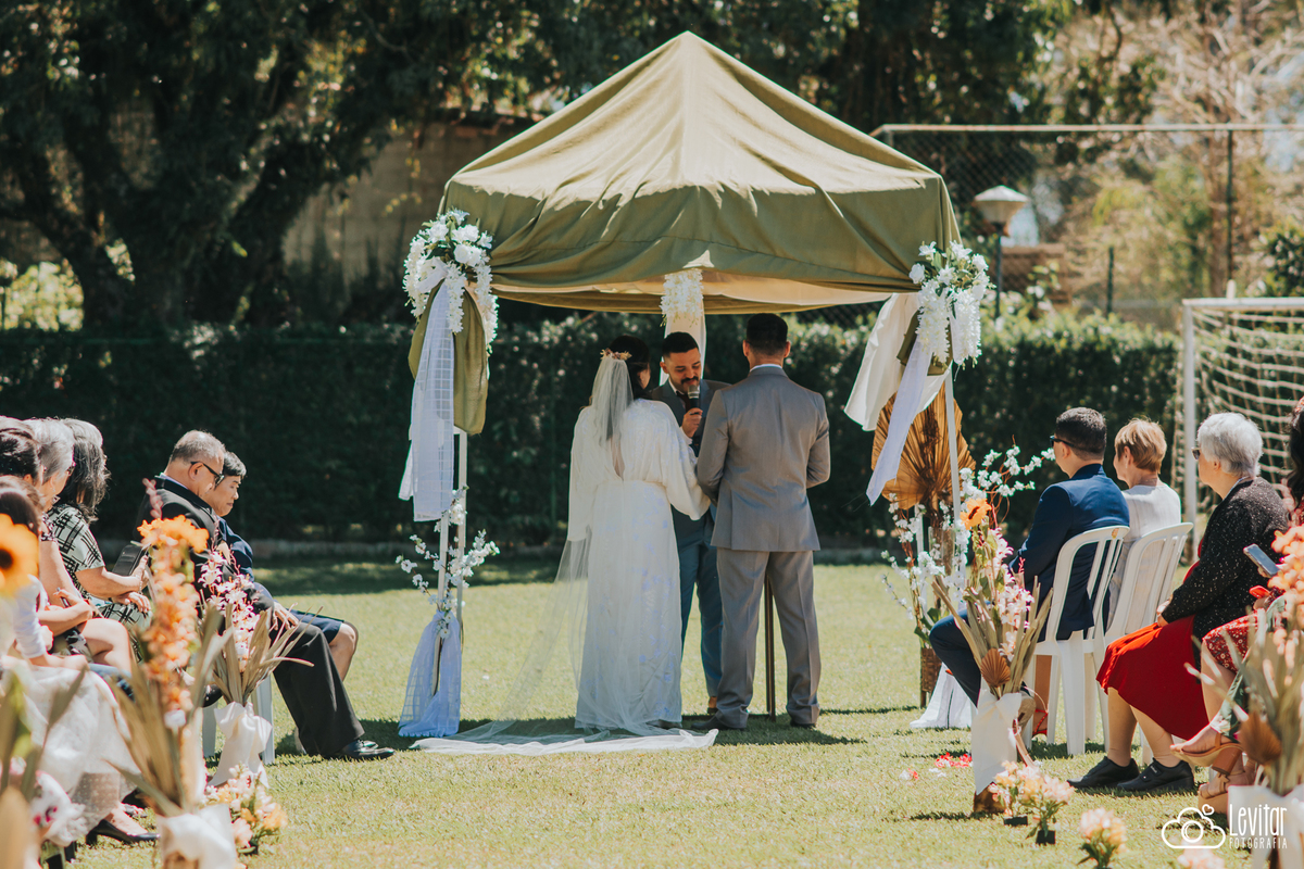 fotografia de casamento ao livre em são josé dos campos