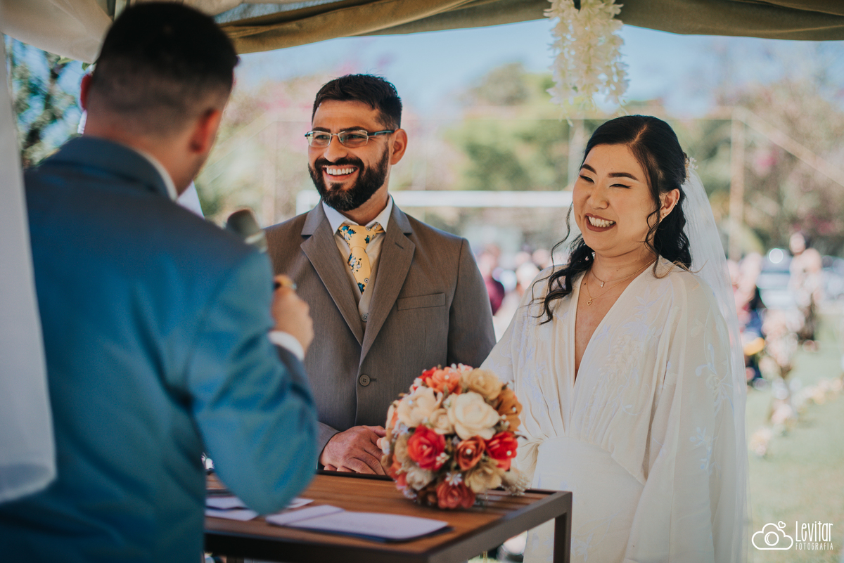 fotografia de casamento ao livre em são josé dos campos