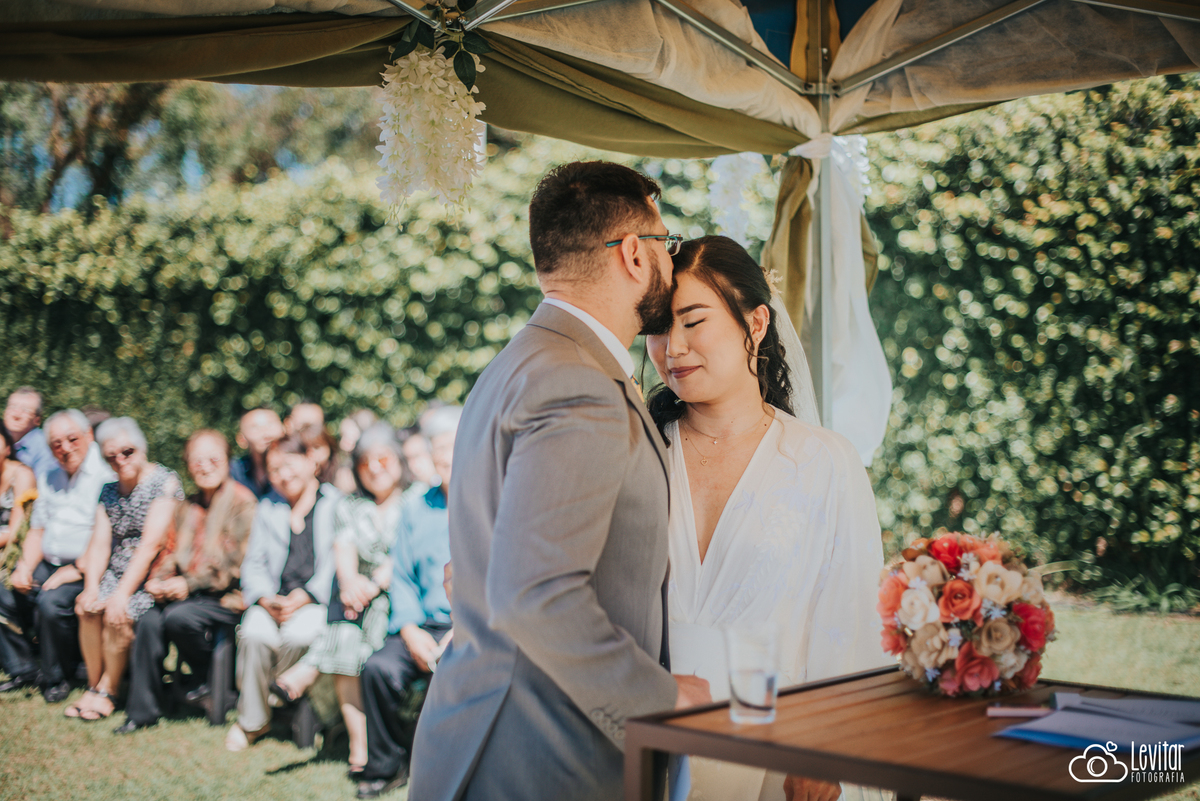 fotografia de casamento ao livre em são josé dos campos