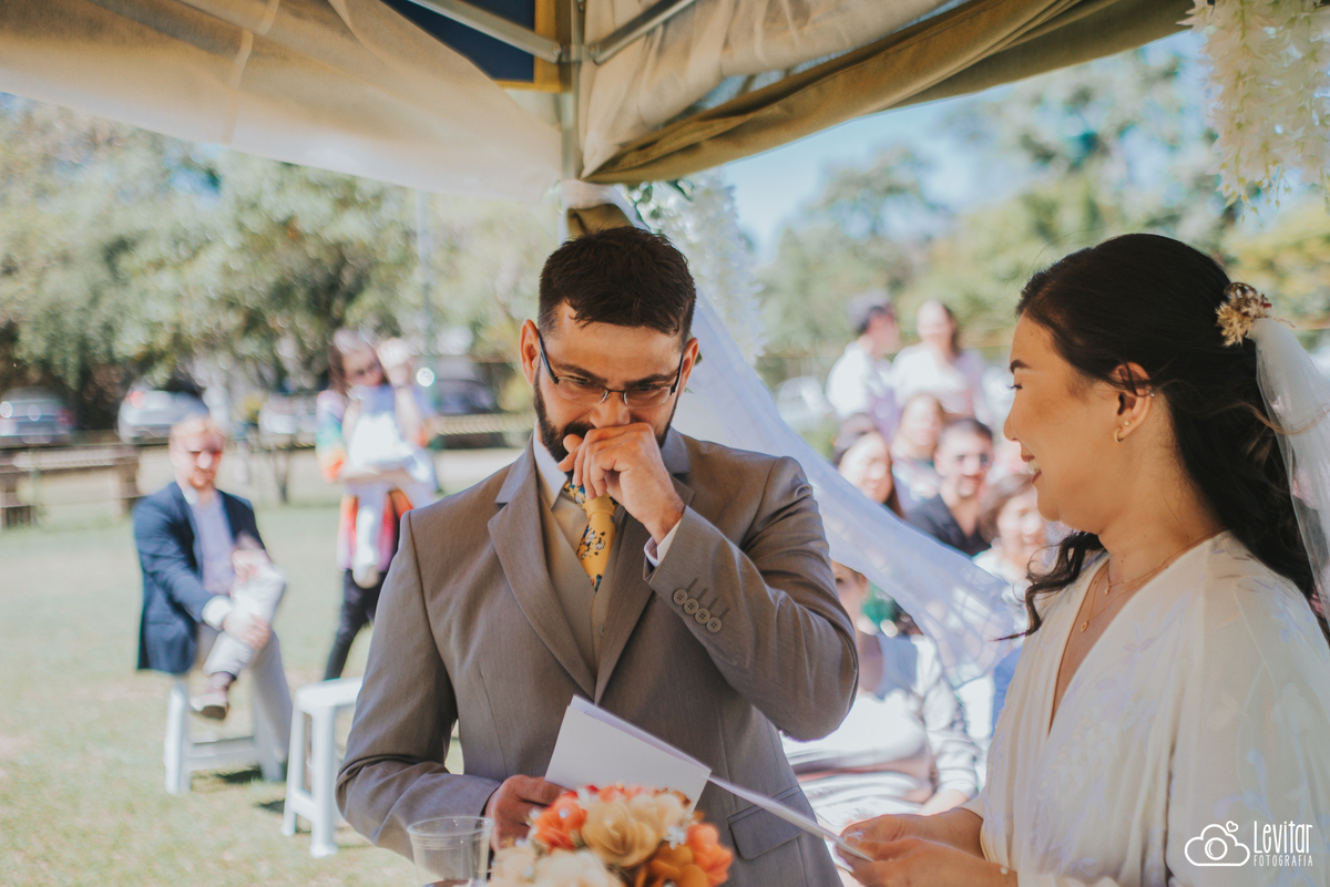 fotografia de casamento ao livre em são josé dos campos