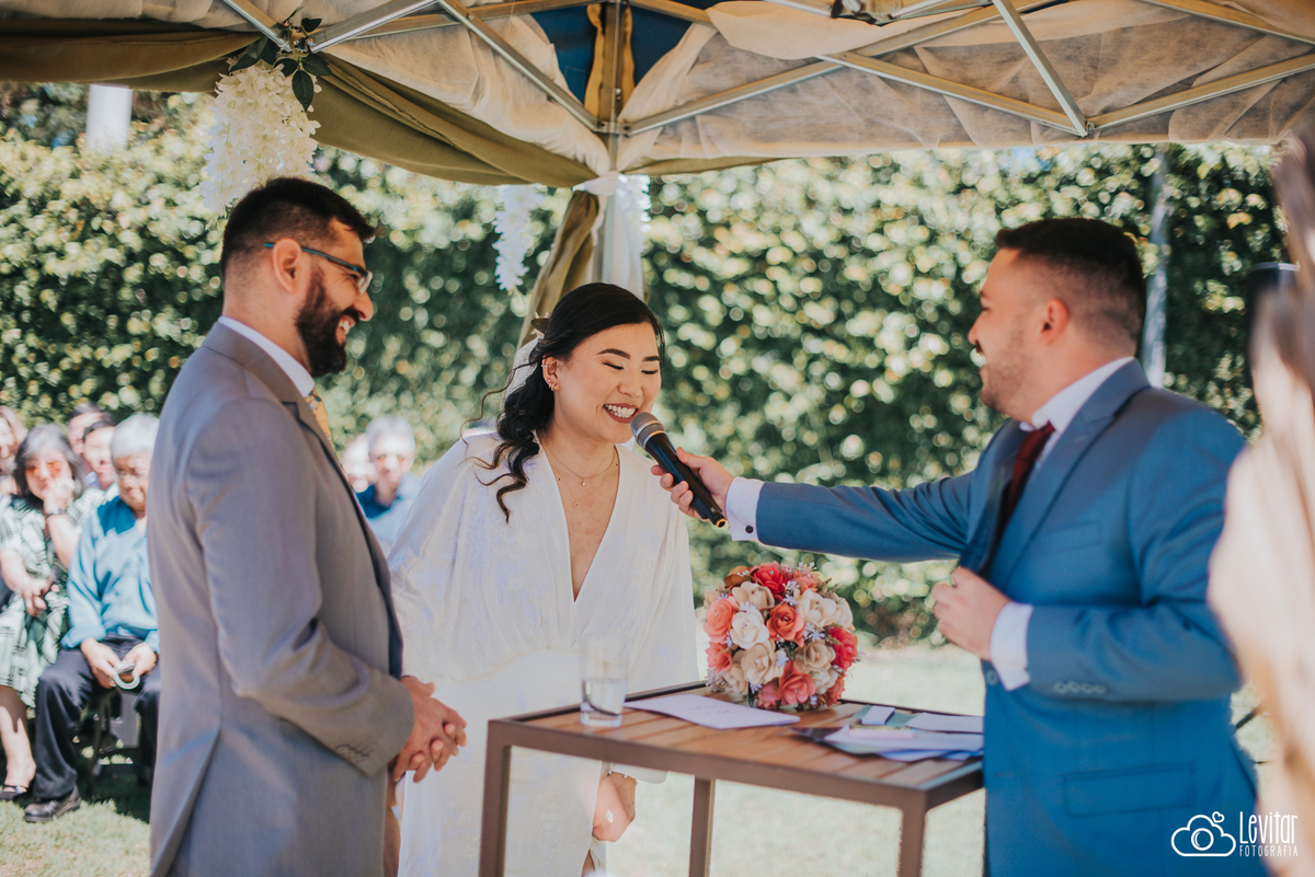 fotografia de casamento ao livre em são josé dos campos