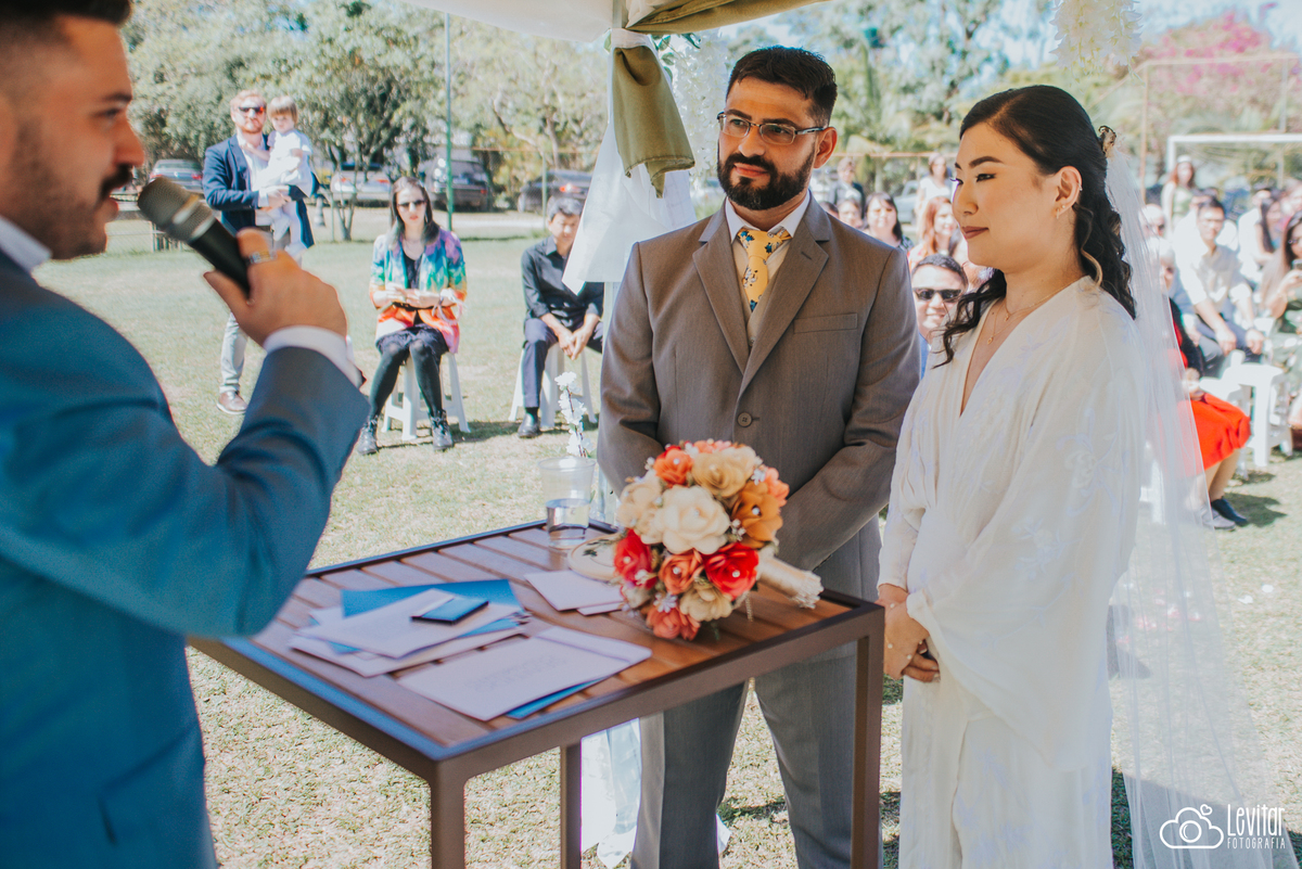 fotografia de casamento ao livre em são josé dos campos