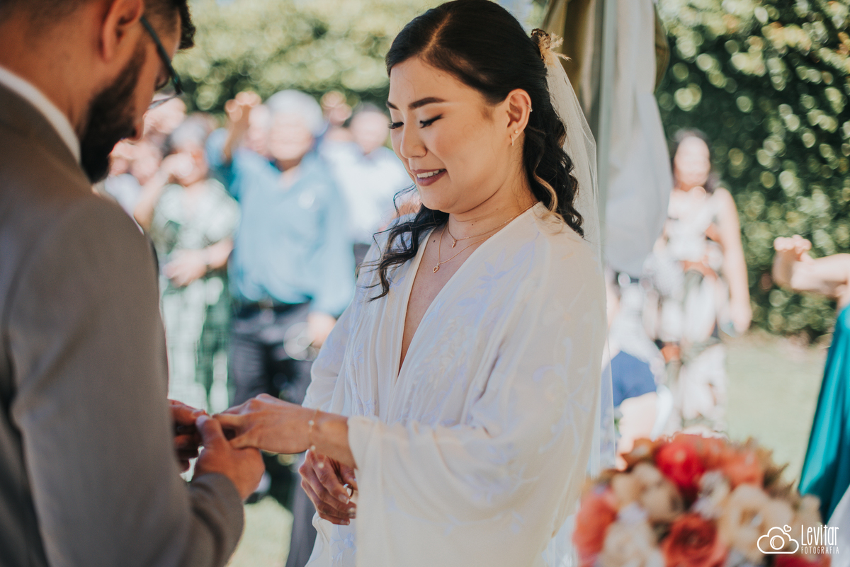fotografia de casamento ao livre em são josé dos campos