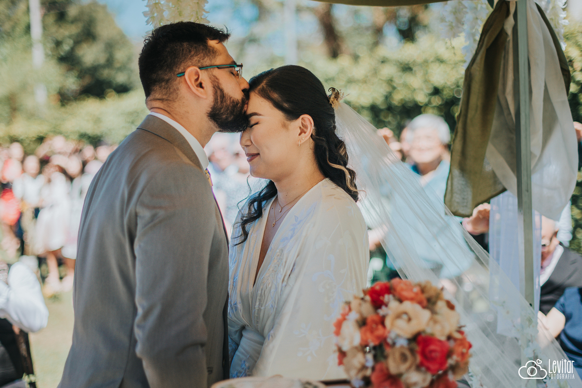 fotografia de casamento ao livre em são josé dos campos
