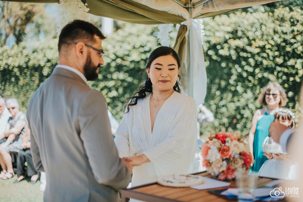 fotografia de casamento ao livre em são josé dos campos