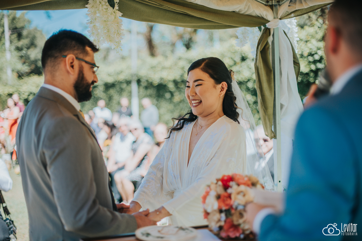 fotografia de casamento ao livre em são josé dos campos