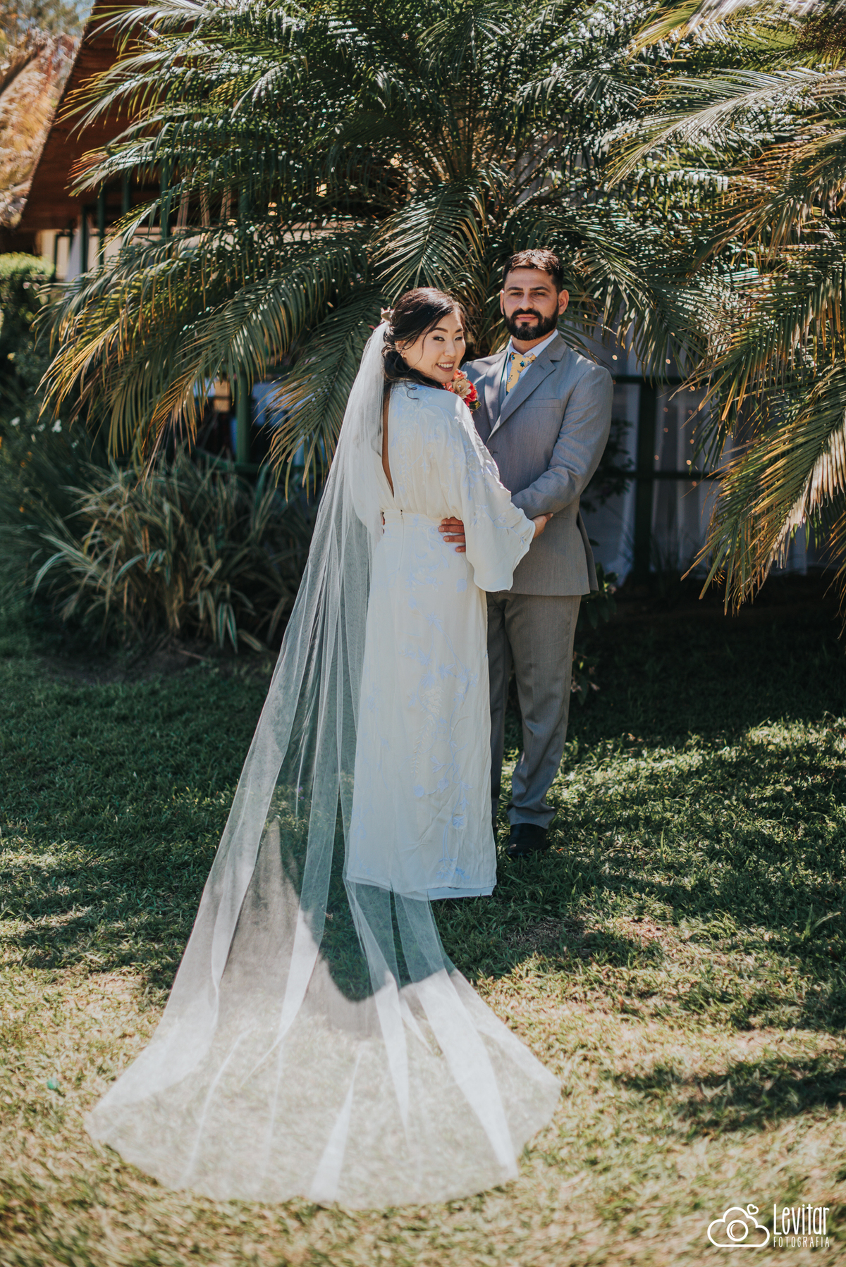 fotografia de casamento ao livre em são josé dos campos
