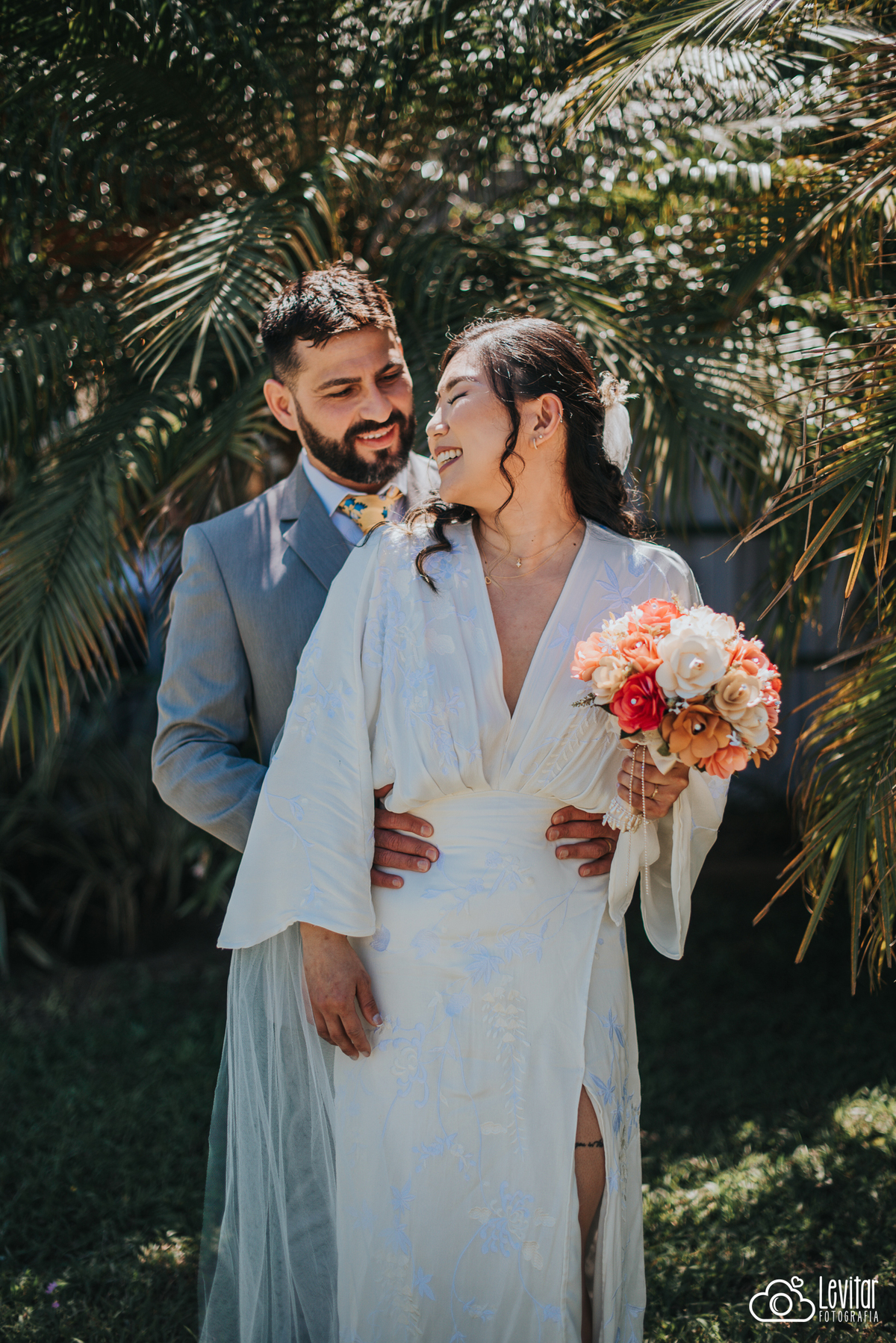 fotografia de casamento ao livre em são josé dos campos