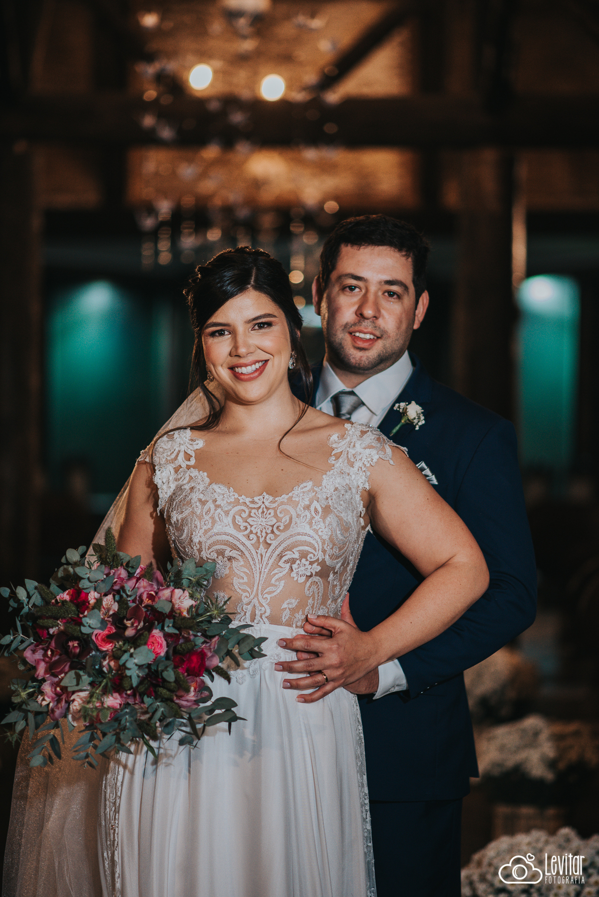 noivos no Casamento no Recanto Vip