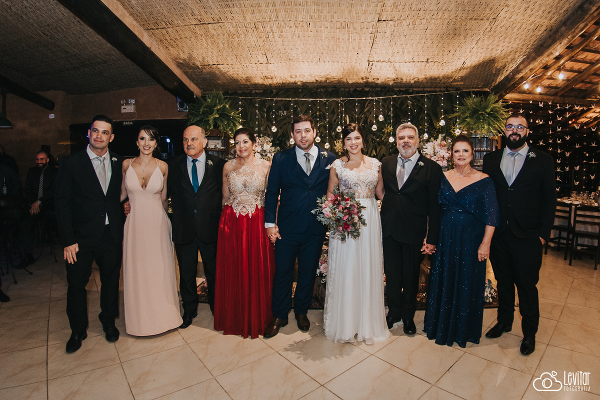 familia dos noivos Casamento no Recanto Vip