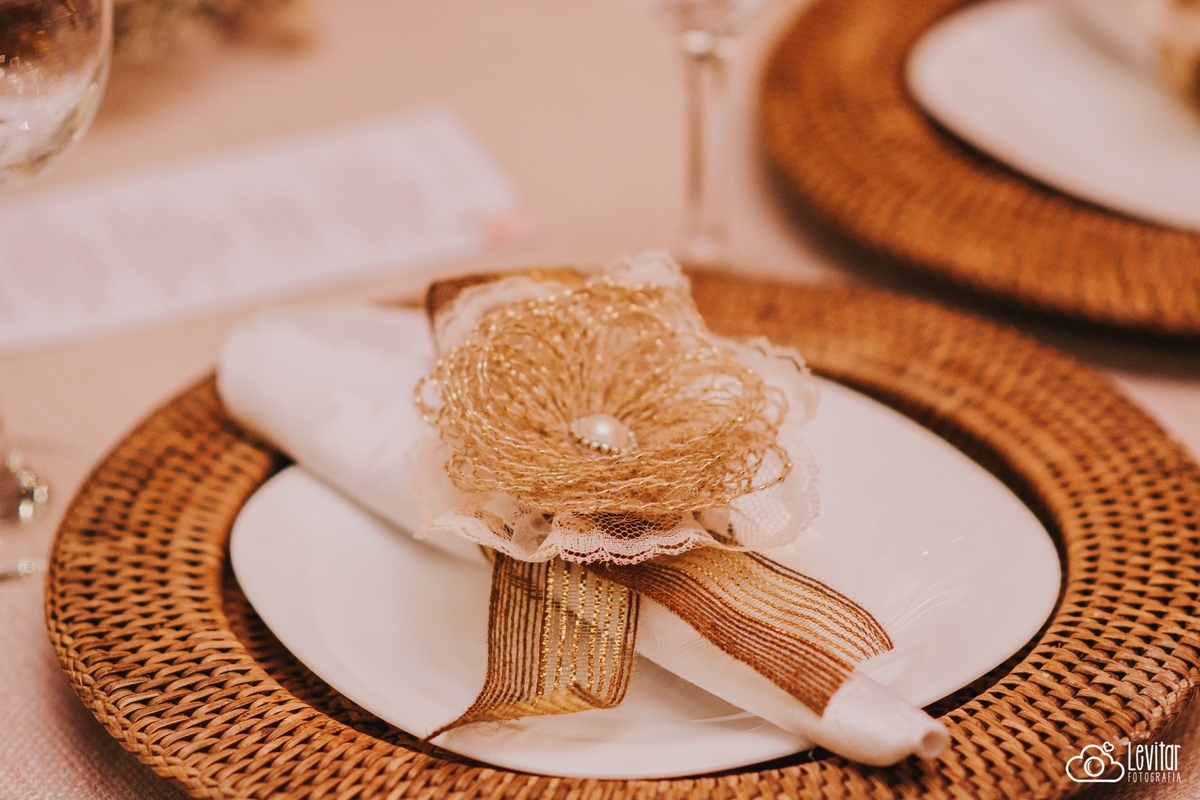 detalhes de mesa Casamento no Recanto Vip