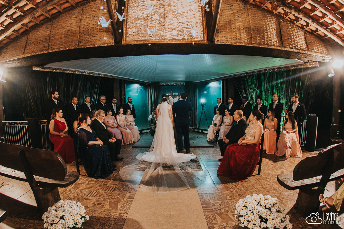 Casamento no Recanto Vip vestido de noiva 