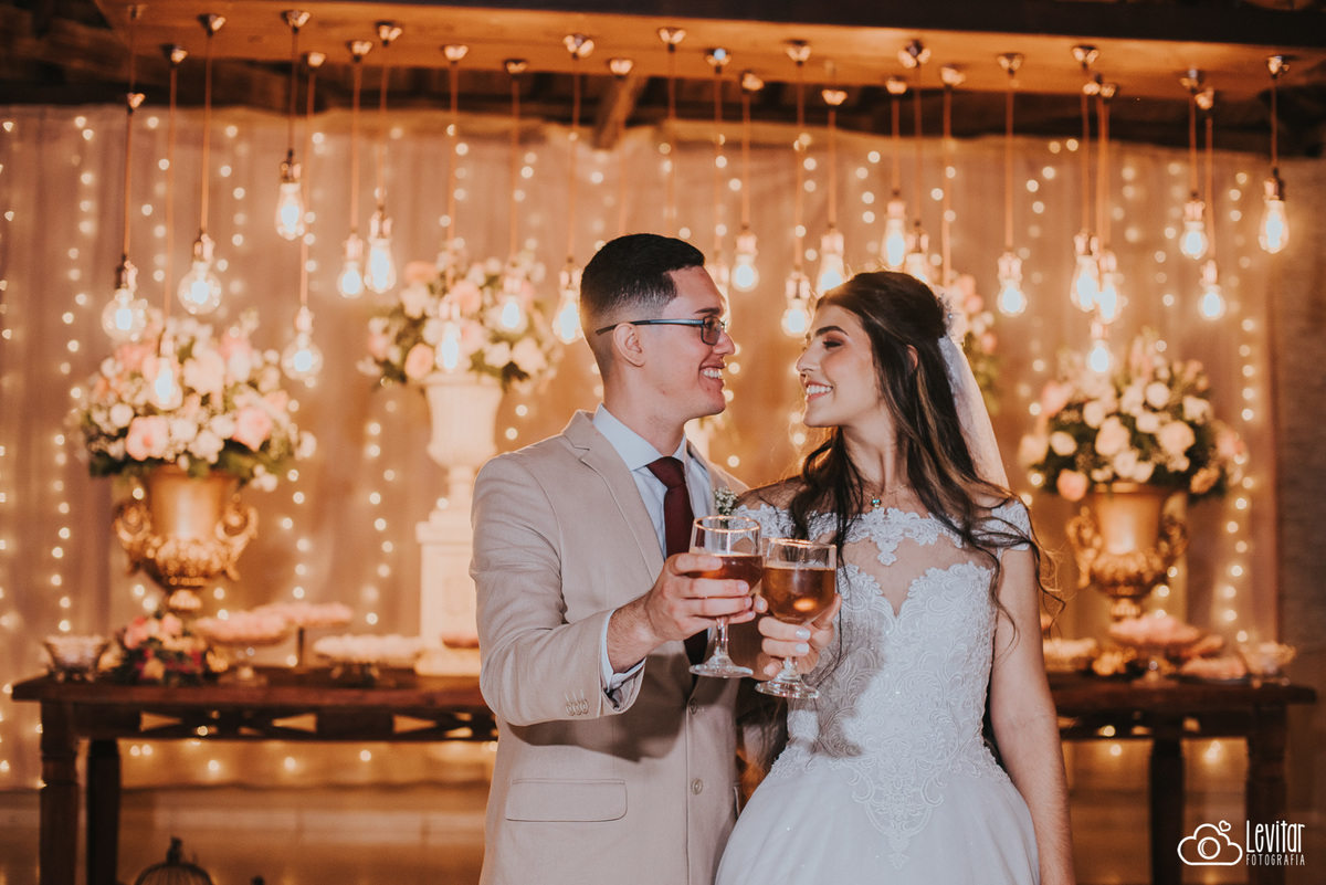 brinde dos noivos