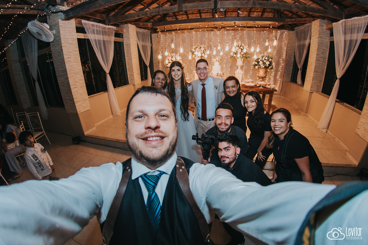 equipe staff do casamento