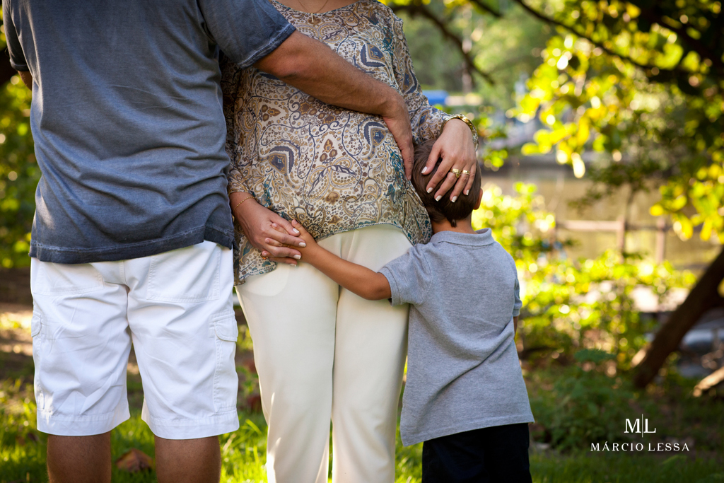 Ensaio de Gestante e Família por Márcio Lessa | Fotografia