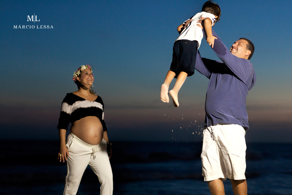 Ensaio de Gestante e Família por Márcio Lessa | Fotografia