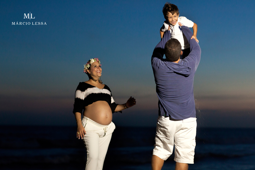 Ensaio de Gestante e Família por Márcio Lessa | Fotografia