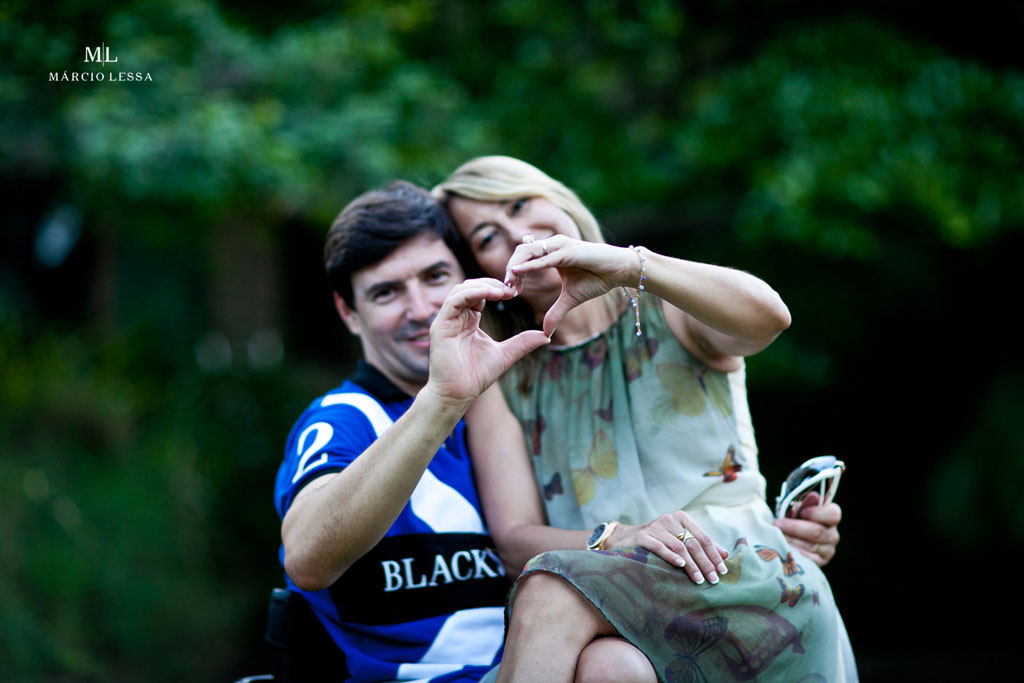 Coração que fala por si! Pre-Wedding no Parque Penhasco Dois Irmãos, Leblon, Rio de Janeiro, RJ, por Márcio Lessa | Fotografia