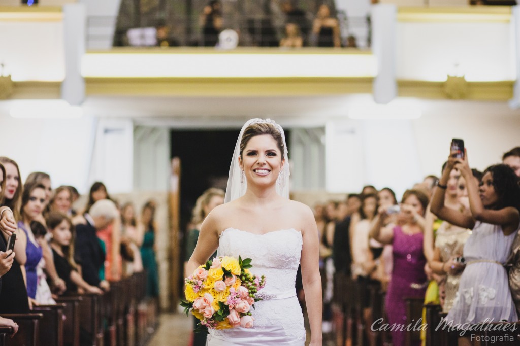 entrada da noiva no casamento