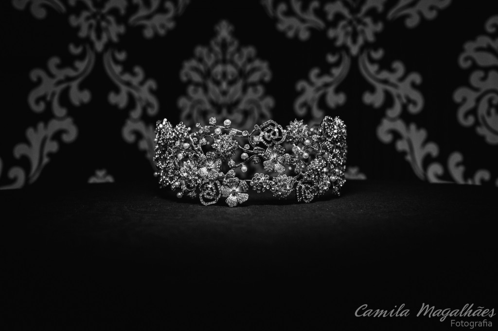 tiara clássica para noivas