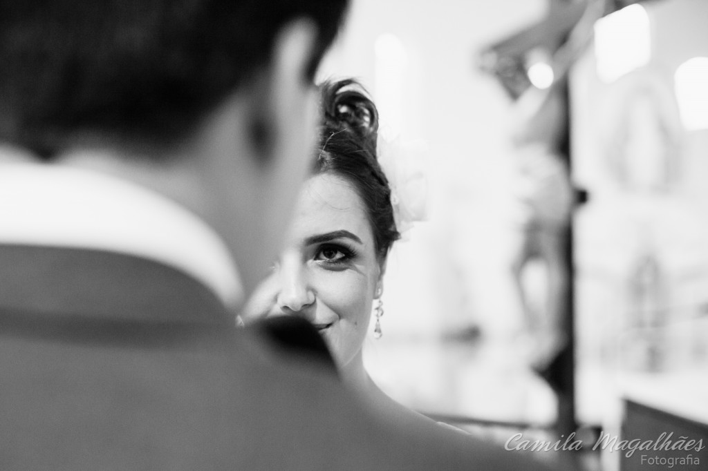 olhar noiva fotografia