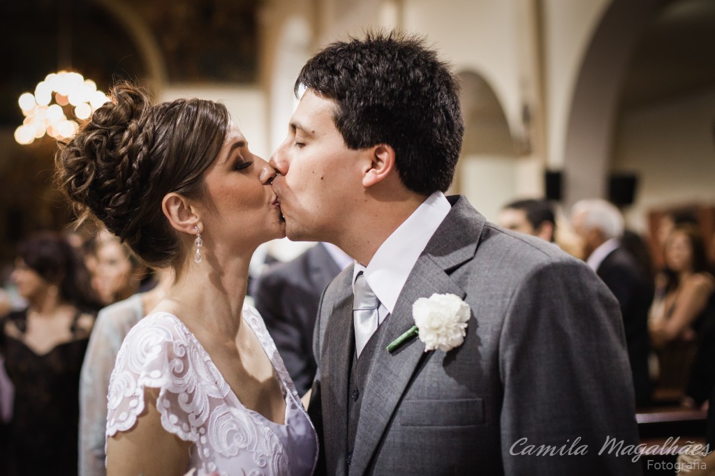 beijo casamento bh fotografia Camila Magalhaes