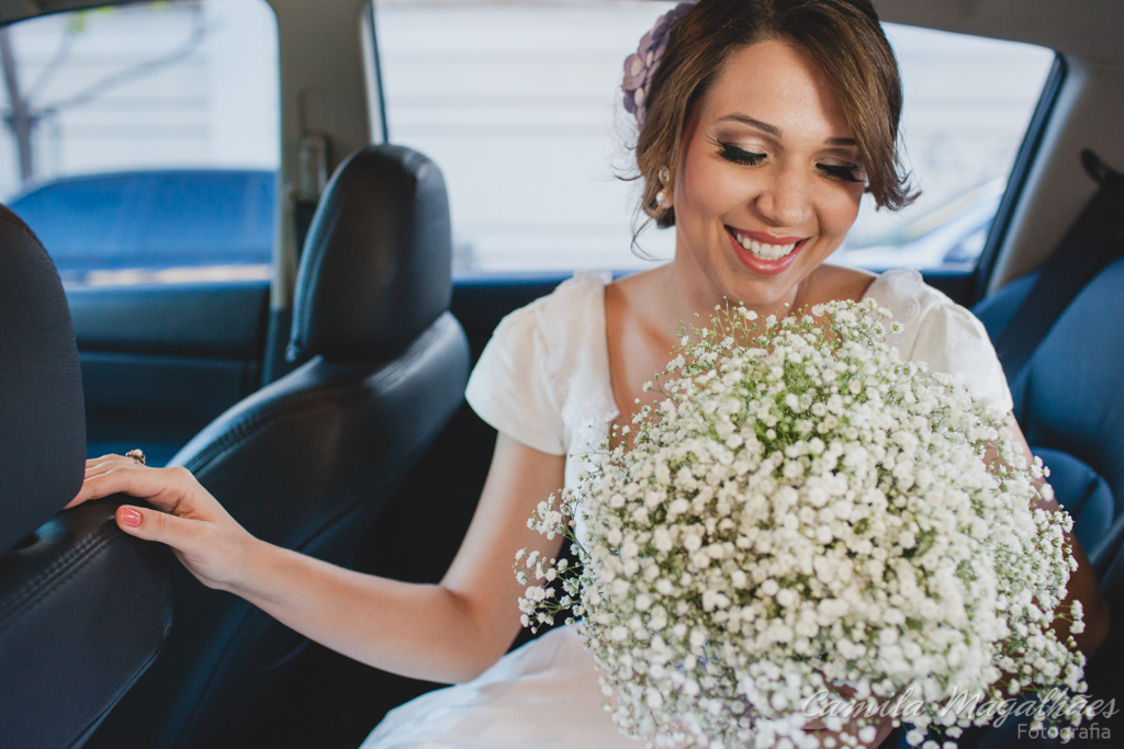 noiva bouquet gypso vintage fotografia