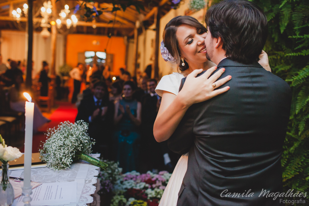 o beijo casamento camila magalhaes fotografia