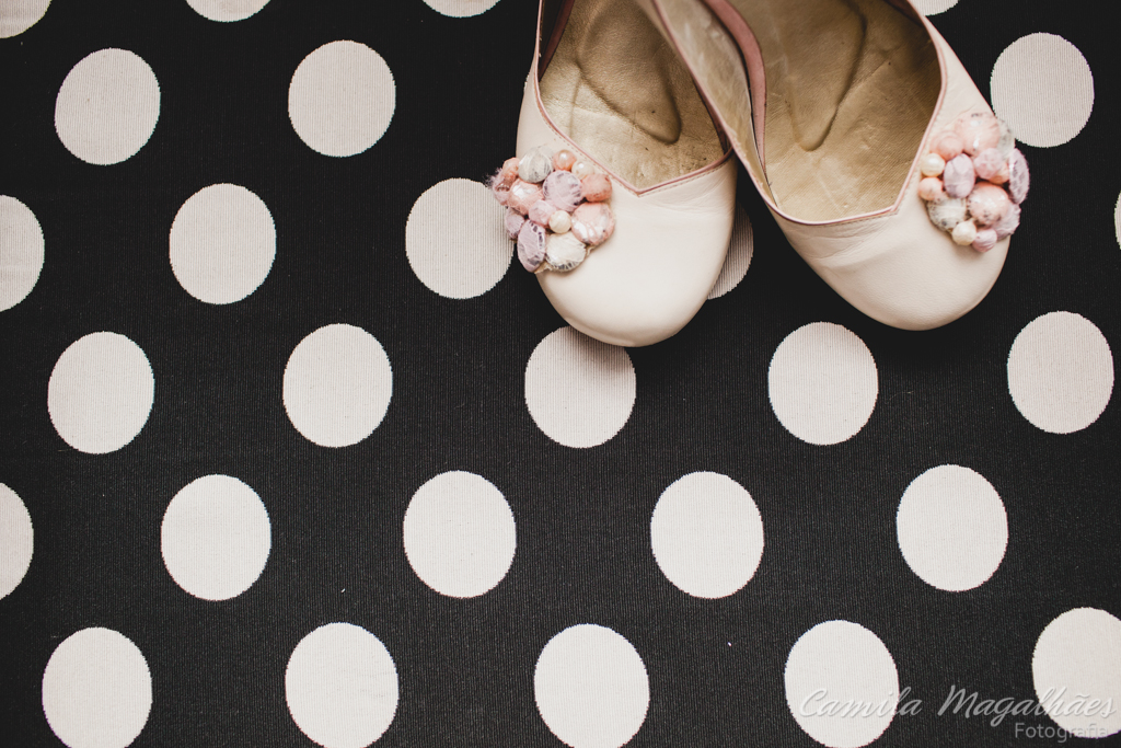 sapato vintage casamento diurno
