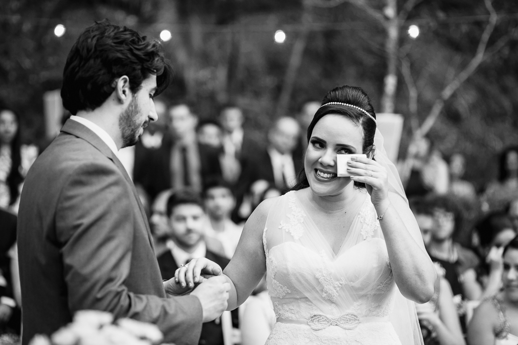 Fotografia emocionante casamento